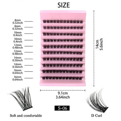 Cluster Lashes 8-16mm Individual Lashes